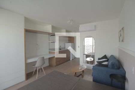 Quarto/Cozinha de kitnet/studio para alugar com 1 quarto, 24m² em Auxiliadora, Porto Alegre