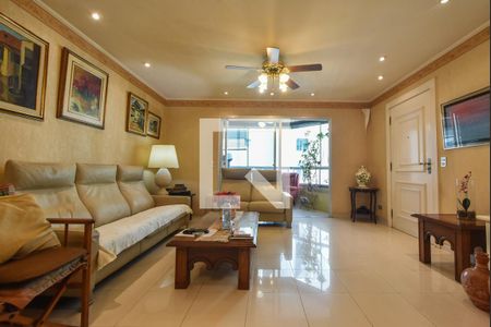 Sala de Estar  de apartamento à venda com 4 quartos, 190m² em Campo Belo, São Paulo