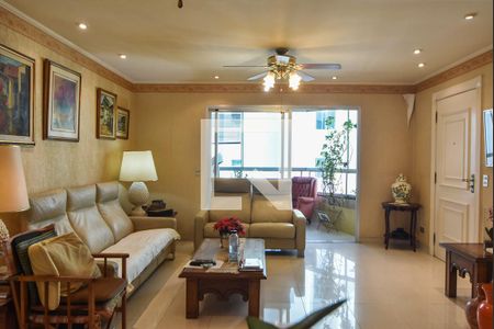 Sala de Estar  de apartamento à venda com 4 quartos, 190m² em Campo Belo, São Paulo