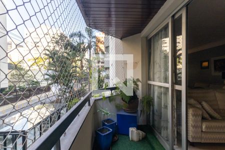 Varanda da Sala de apartamento à venda com 4 quartos, 198m² em Jardim Europa, São Paulo