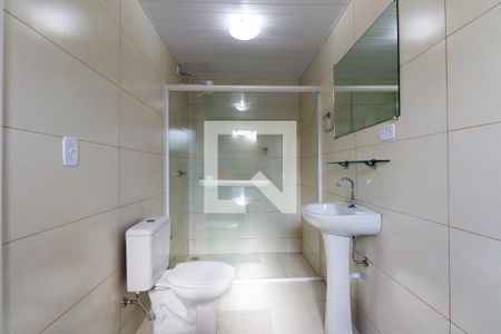 Banheiro Social/Area de Serviço de casa para alugar com 1 quarto, 48m² em Guaíra, Curitiba