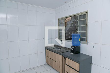 Cozinha de kitnet/studio para alugar com 1 quarto, 40m² em São José, São Caetano do Sul