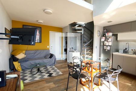 Sala de apartamento para alugar com 1 quarto, 75m² em Alphaville Industrial, Barueri