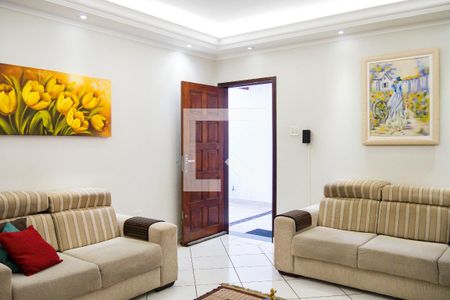 Sala de casa à venda com 5 quartos, 217m² em Jardim Ocara, Santo André