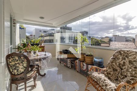 Varanda de apartamento à venda com 4 quartos, 110m² em Recreio dos Bandeirantes, Rio de Janeiro