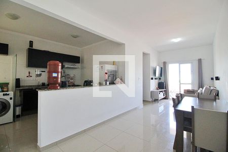 Sala/Cozinha/Área de Serviço de apartamento à venda com 3 quartos, 81m² em Vila Francisco Matarazzo, Santo André
