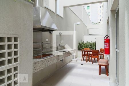 Studio para alugar com 40m², 1 quarto e sem vaga Studio para alugar com 40m², 1 quarto e sem vagaÁrea comum - Churrasqueira