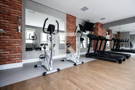 Apartamento para alugar com 34m², 2 quartos e sem vaga Apartamento para alugar com 34m², 2 quartos e sem vagaAcademia