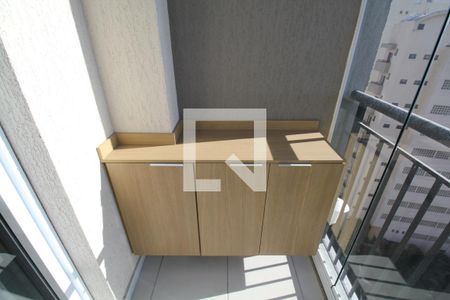Varanda da Sala de apartamento para alugar com 1 quarto, 33m² em Vila Mariana, São Paulo