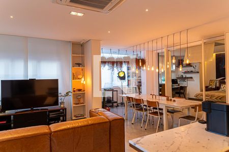 Sala de apartamento à venda com 1 quarto, 130m² em Bela Vista, São Paulo