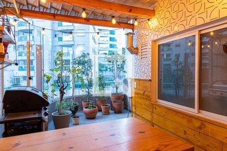 Apartamento à venda com 130m², 1 quarto e sem vagaVaranda gourmet