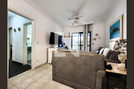 Sala de apartamento para alugar com 3 quartos, 89m² em Jardim Virginia, Guarujá