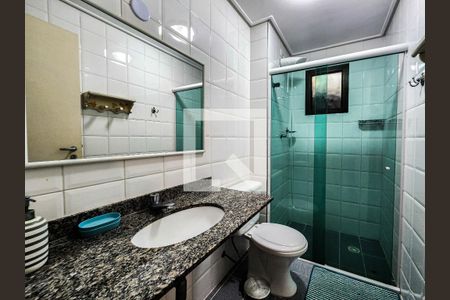 Banheiro Social de apartamento para alugar com 3 quartos, 89m² em Jardim Virginia, Guarujá