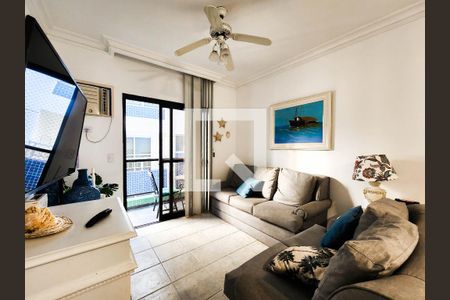 Sala de apartamento para alugar com 3 quartos, 89m² em Jardim Virginia, Guarujá