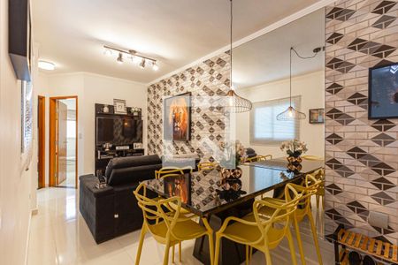 Sala de apartamento à venda com 2 quartos, 80m² em Vila Linda, Santo André