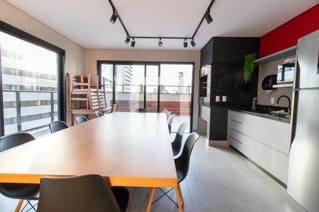 Studio para alugar com 28m², 1 quarto e sem vagaÁrea comum - Salão de festas