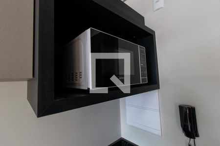 Studio para alugar com 28m², 1 quarto e sem vagaDetalhe da cozinha