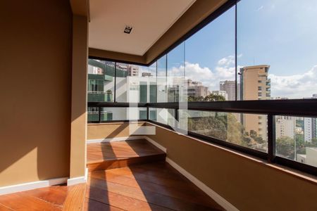 Varanda da Sala de apartamento para alugar com 3 quartos, 155m² em Vila Suzana, São Paulo