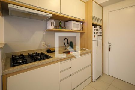 Cozinha de apartamento para alugar com 1 quarto, 35m² em Bom Retiro, São Paulo