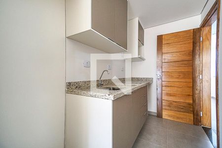Cozinha de kitnet/studio para alugar com 1 quarto, 24m² em Vila Santo Estevão, São Paulo