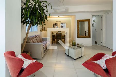 Sala1 de apartamento à venda com 3 quartos, 200m² em Humaitá, Rio de Janeiro