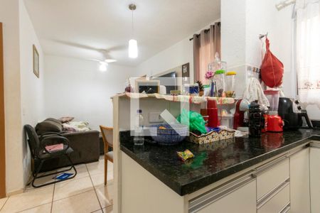 Cozinha de apartamento para alugar com 2 quartos, 47m² em Reserva Real, Ribeirão Preto