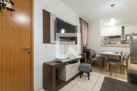 Sala de apartamento para alugar com 2 quartos, 47m² em Reserva Real, Ribeirão Preto