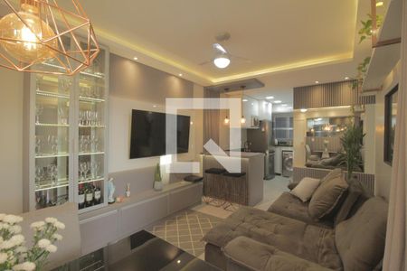 Sala de apartamento para alugar com 3 quartos, 62m² em Igara, Canoas