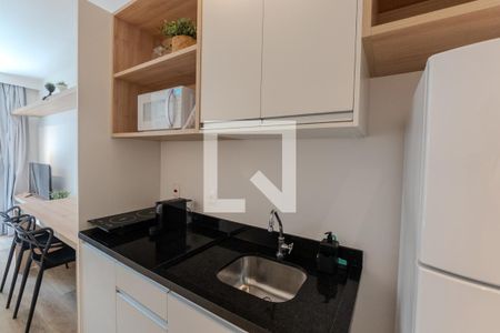 Studio para alugar com 25m², 1 quarto e sem vaga Studio para alugar com 25m², 1 quarto e sem vagaCozinha