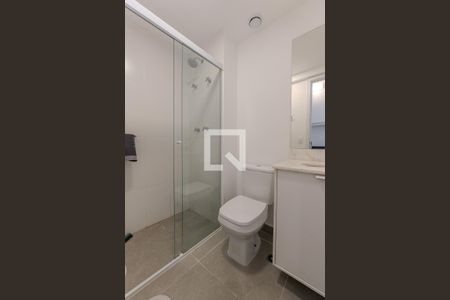 Studio para alugar com 25m², 1 quarto e sem vaga Studio para alugar com 25m², 1 quarto e sem vagaBanheiro