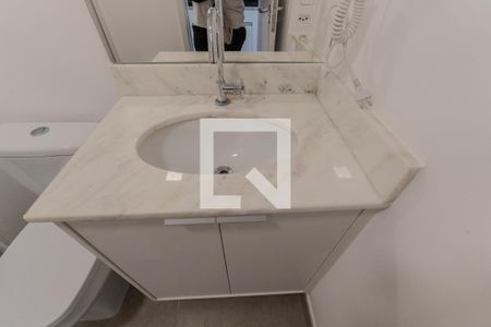 Studio para alugar com 25m², 1 quarto e sem vaga Studio para alugar com 25m², 1 quarto e sem vagaBanheiro