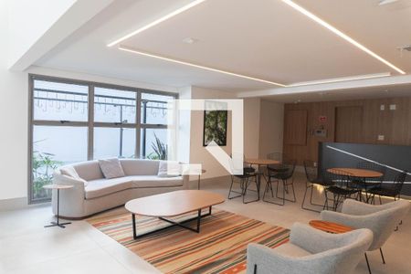 Studio para alugar com 25m², 1 quarto e sem vaga Studio para alugar com 25m², 1 quarto e sem vagaHall de entrada