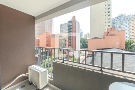 Studio para alugar com 25m², 1 quarto e sem vaga Studio para alugar com 25m², 1 quarto e sem vagaSacada
