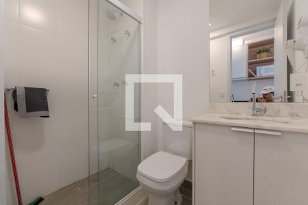 Studio para alugar com 25m², 1 quarto e sem vaga Studio para alugar com 25m², 1 quarto e sem vagaBanheiro