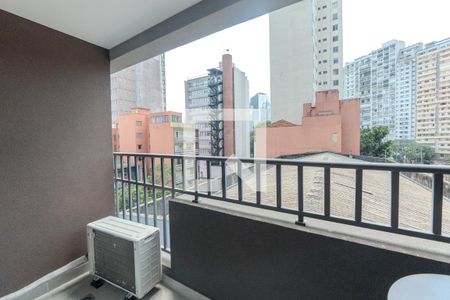 Sacada de kitnet/studio para alugar com 1 quarto, 25m² em Consolação, São Paulo