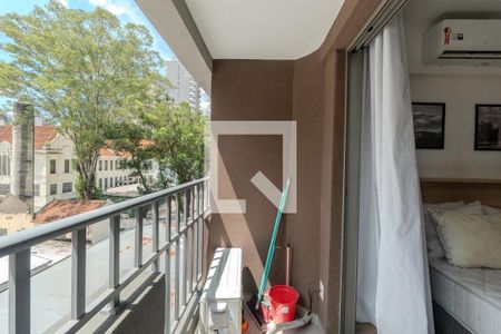 Sacada de kitnet/studio para alugar com 1 quarto, 25m² em Consolação, São Paulo