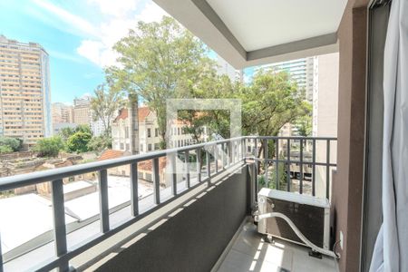 Sacada de kitnet/studio para alugar com 1 quarto, 30m² em Consolação, São Paulo