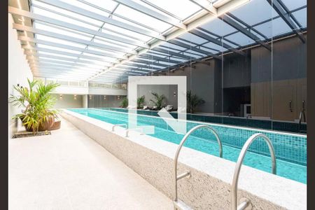 Piscina  de kitnet/studio para alugar com 1 quarto, 28m² em Vila Congonhas, São Paulo