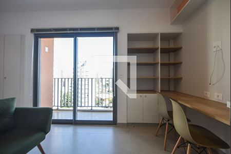 Sala  de kitnet/studio para alugar com 1 quarto, 28m² em Vila Congonhas, São Paulo