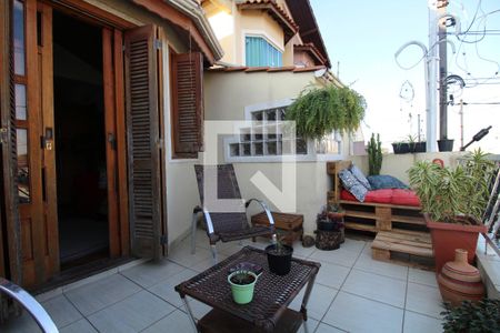 Varanda da Sala de casa à venda com 4 quartos, 227m² em Vila Isolina Mazzei, São Paulo