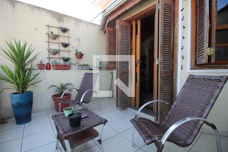 Varanda da Sala de casa à venda com 4 quartos, 227m² em Vila Isolina Mazzei, São Paulo