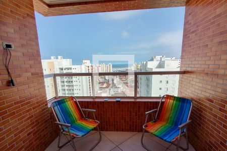 Sacada de apartamento para alugar com 2 quartos, 92m² em Cidade Ocian, Praia Grande