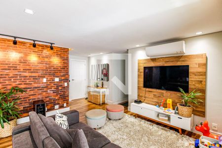 Sala de apartamento para alugar com 3 quartos, 138m² em Jardim Caravelas, São Paulo