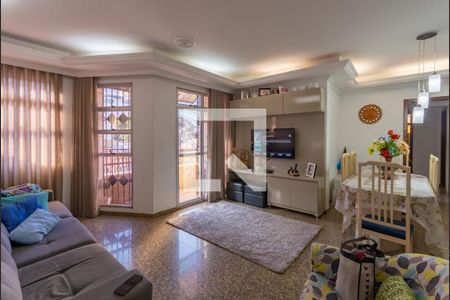 Sala de apartamento à venda com 3 quartos, 111m² em Santa Rosa, Belo Horizonte