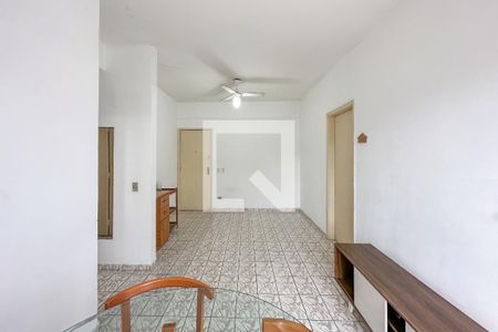 Sala de apartamento para alugar com 1 quarto, 60m² em Balneario Cidade Atlantica, Guarujá