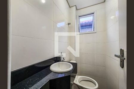 Lavabo de apartamento para alugar com 2 quartos, 94m² em Vila Santa Rosa, Guarujá