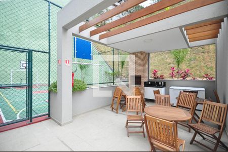 Apartamento à venda com 44m², 1 quarto e 1 vagaChurrasqueira