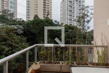 Varanda da Sala de apartamento à venda com 2 quartos, 142m² em Parque do Morumbi, São Paulo