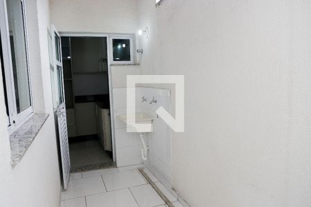 Área de Serviço de apartamento para alugar com 2 quartos, 55m² em Vila Marina, Santo André