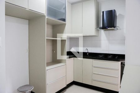 Cozinha de apartamento à venda com 2 quartos, 55m² em Vila Marina, Santo André